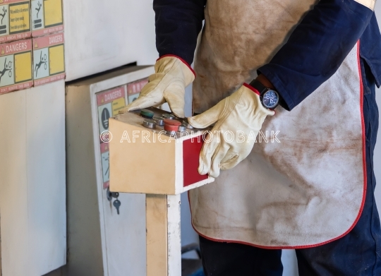 African worker