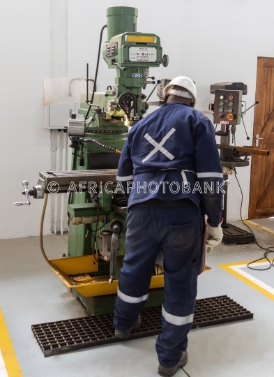 African worker