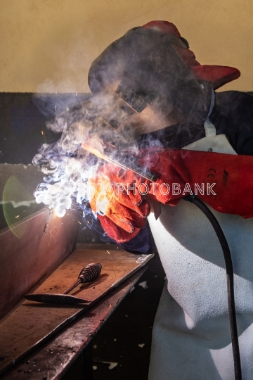 African worker