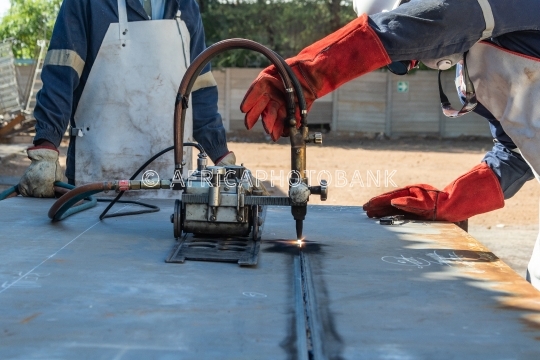 African worker