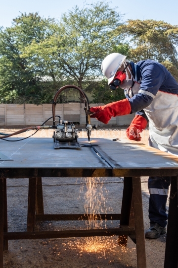 African worker