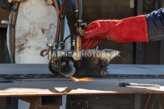 African worker