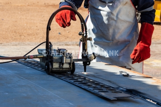 African worker