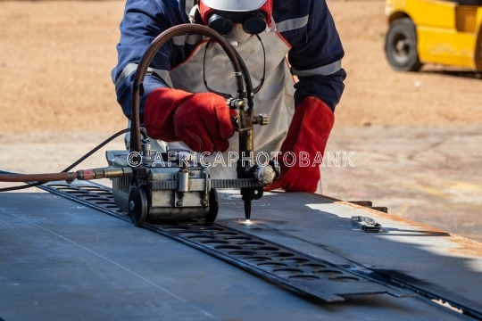 African worker