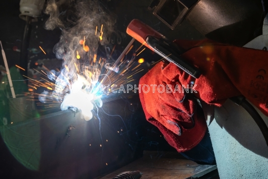 African worker