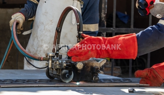 African worker