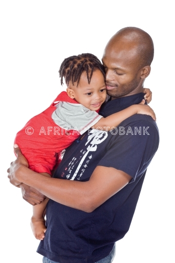 African father and son