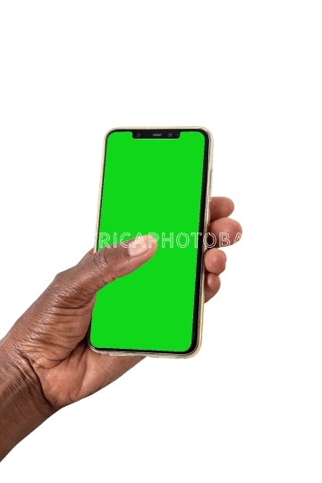 African hands phone