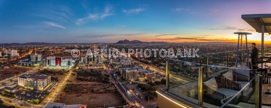 Gaborone by night