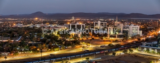 Gaborone by night