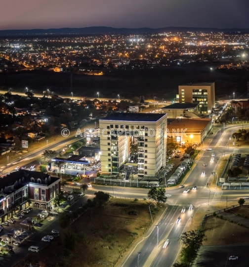Gaborone by night