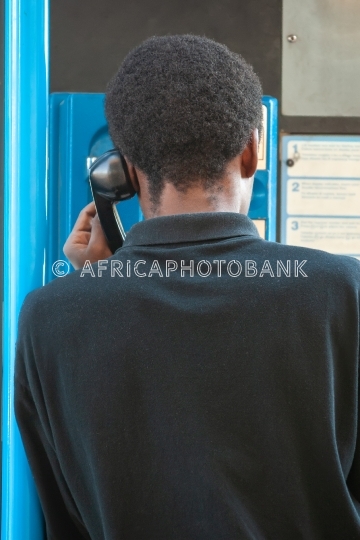 Vintage public phone