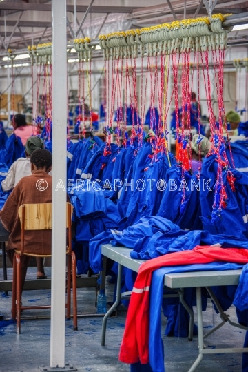 African textile factory
