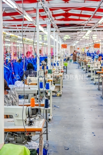 African textile factory