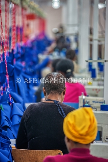 African textile factory