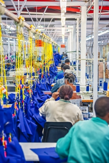 African textile factory
