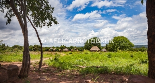 African village