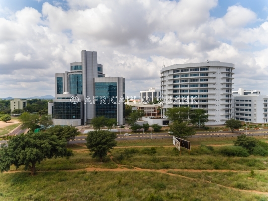 Government enclave  and CBD Gaborone