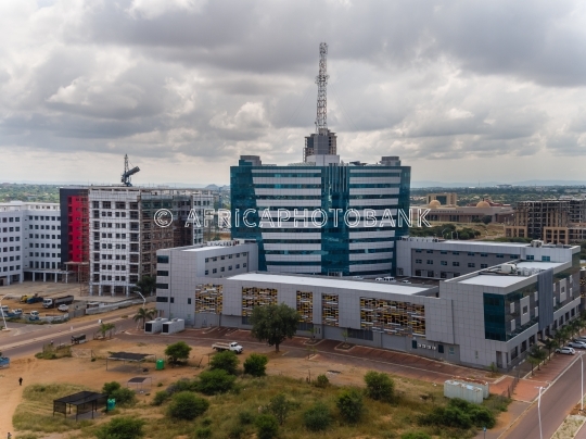 Government enclave  and CBD Gaborone
