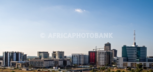 Government enclave  and CBD Gaborone