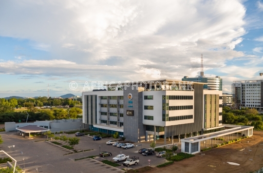Government enclave  and CBD Gaborone