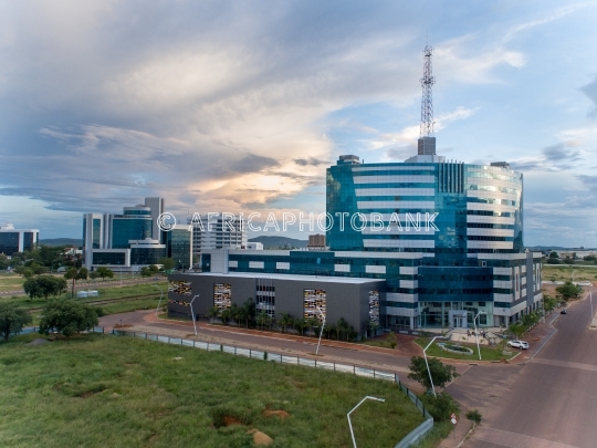 Government enclave  and CBD Gaborone