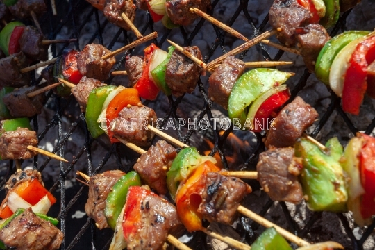 skewers various meat