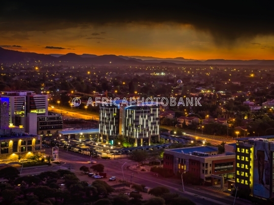 CBD Botswana aerial