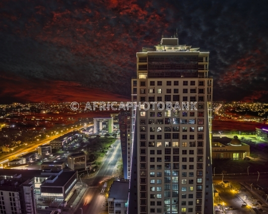CBD Botswana aerial