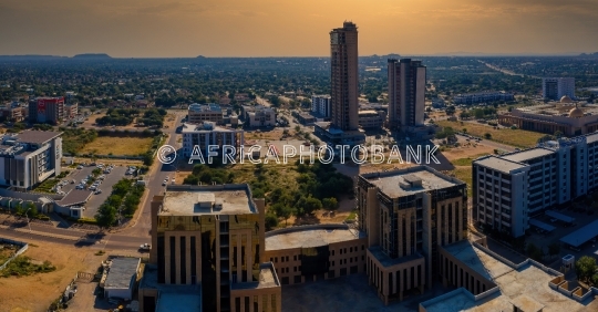 CBD Botswana aerial