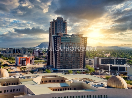 CBD Botswana aerial