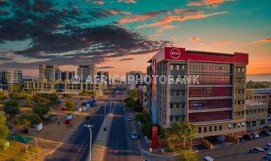 CBD Botswana aerial