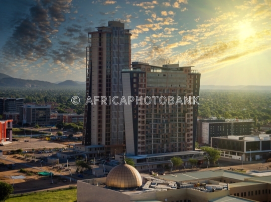 CBD Botswana aerial