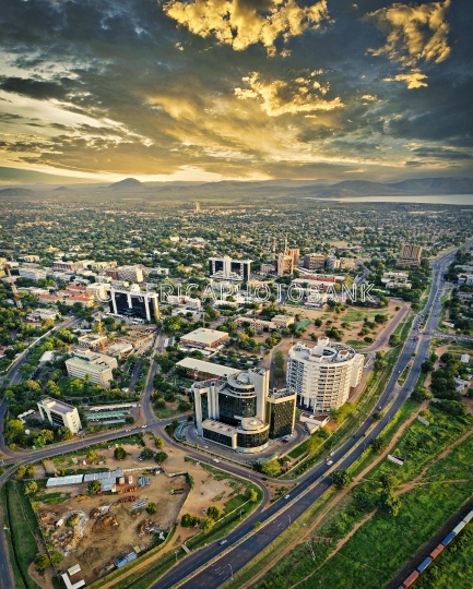 Aerial Gaborone
