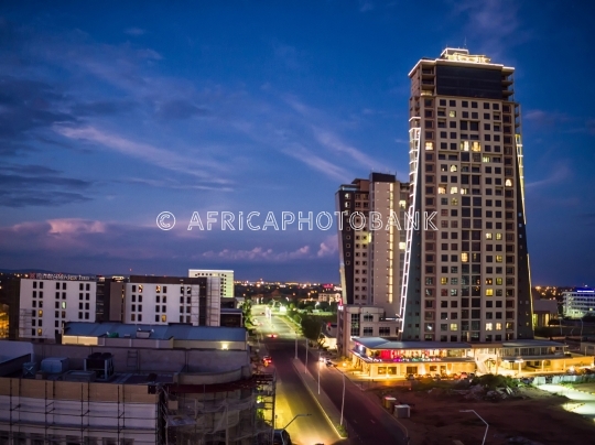 CBD Botswana aerial