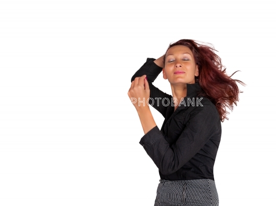 woman posing