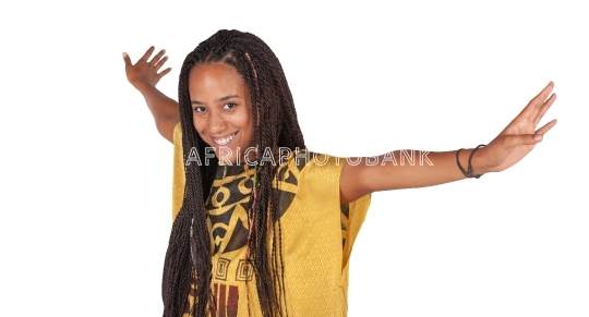 african girl dancing